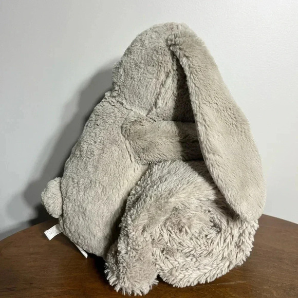 Pottery Barn Kids PBK Plush Tan and Pink Bunny Rabbit and Blanket Set - Picture 2 of 16